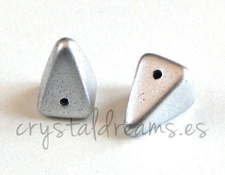 Spike cuadrados Agujero: 1mm - 11x7mm - Light Silver Mate -  - Crystaldreams Abalorios