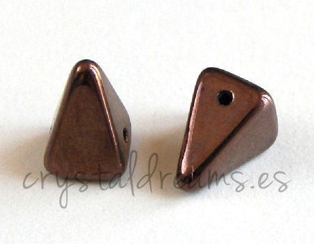 Spike cuadrados Agujero: 1mm - 11x7mm Dark Bronze -  - Crystaldreams Abalorios