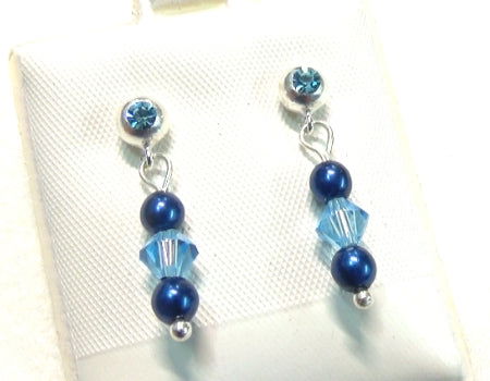 TUTORIAL Pendientes de dormilona con Swarovski Elements® -  - Crystaldreams Abalorios