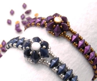 TUTORIAL Pulsera Flor con DiamonDuo -  - Crystaldreams Abalorios