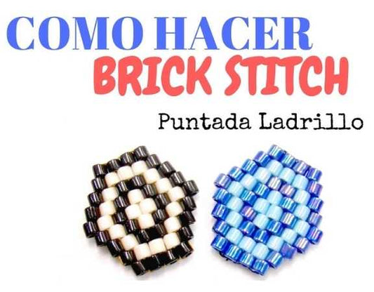 Tecnica Brick Stitch con Miyuki Delica -  - Crystaldreams Abalorios