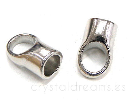 Terminales Capucha - 19x12mm - Agujeros: 8mm -  - Crystaldreams Abalorios