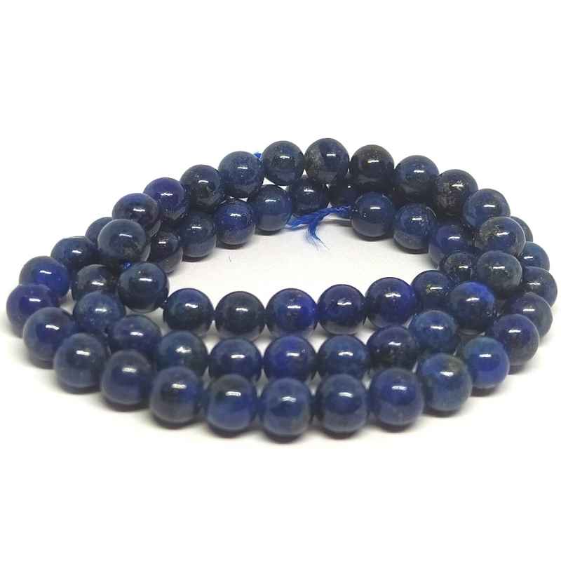 Tira Lapis Lazuli natural teñido 6mm Aguj:1mm 30 piezas Grado A -  - Crystaldreams Abalorios