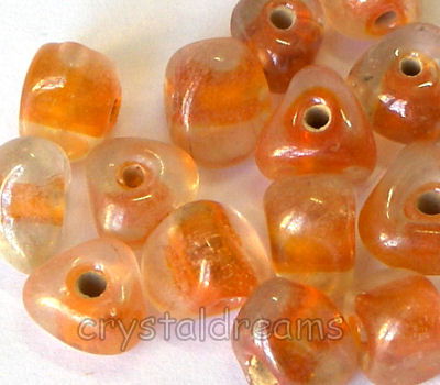 Triangular 7x7mm "Ornage" 10 gr.- 20 unidades - Agujero: 1,3mm -  - Crystaldreams Abalorios