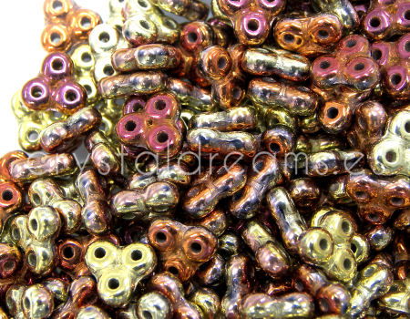 Trinity Beads 6x6mm - 5gr. - California Goldrush -  - Crystaldreams Abalorios