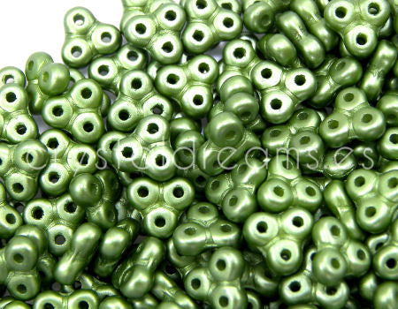 Trinity Beads 6x6mm - 5gr. - Pastel Olivine -  - Crystaldreams Abalorios