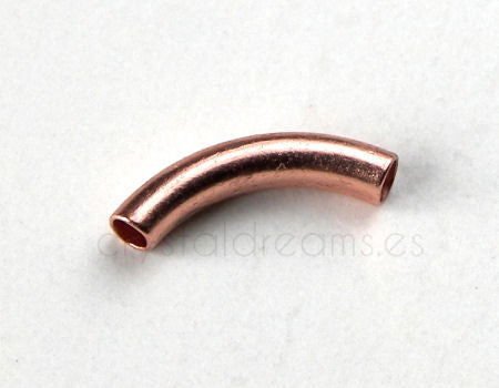 Tubos Metalicos Cobre 13x3mm Agujero: 2mm -  - Crystaldreams Abalorios