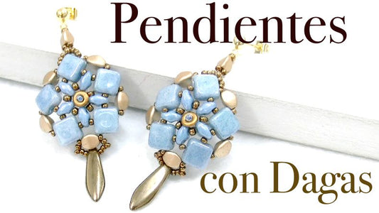 Tutorial Pendientes Dagas - Cristal Checo -  - Crystaldreams Abalorios