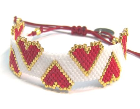 Tutorial Pulsera Corazones con video -  - Crystaldreams Abalorios