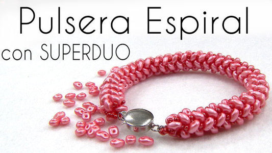 Tutorial Pulsera Tubular con Superduo -  - Crystaldreams Abalorios