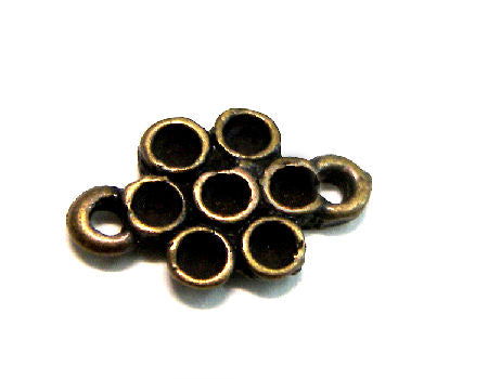 Union Flower - Bronze - 7mm -  - Crystaldreams Abalorios