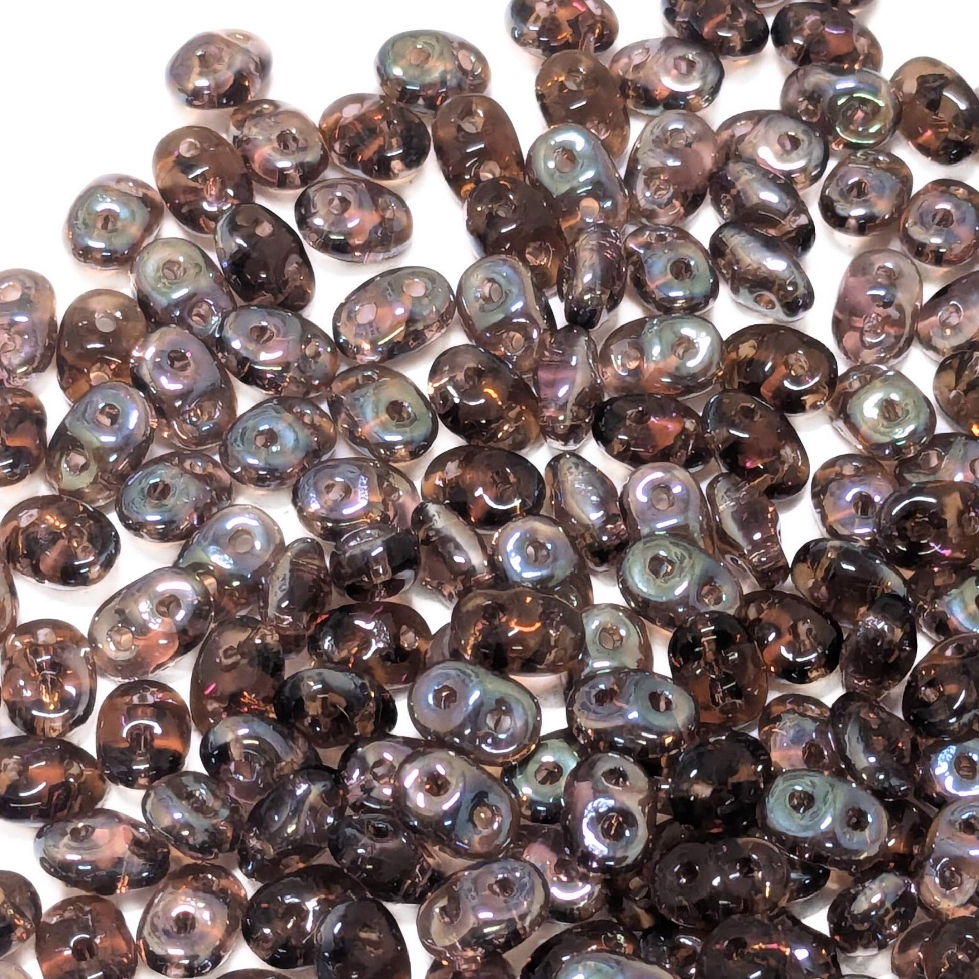 Abalorios superduo amethyst celsian