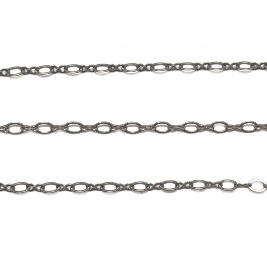 cadena en acero para bisutería y creaciones con abalorios