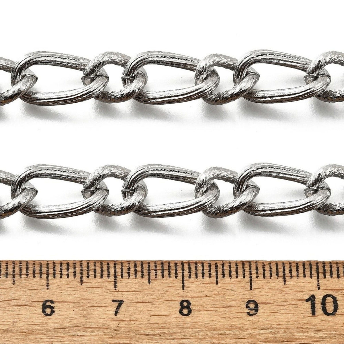 Corrente torcida de aço inoxidável 304 14,5×8×2mm