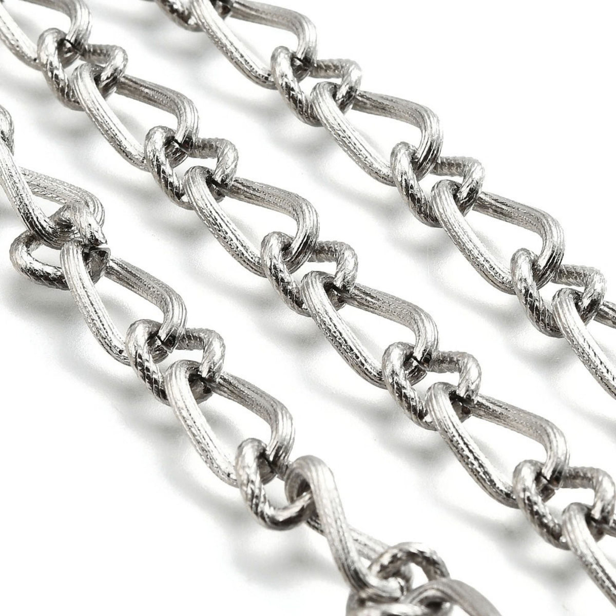 Corrente torcida de aço inoxidável 304 14,5×8×2mm