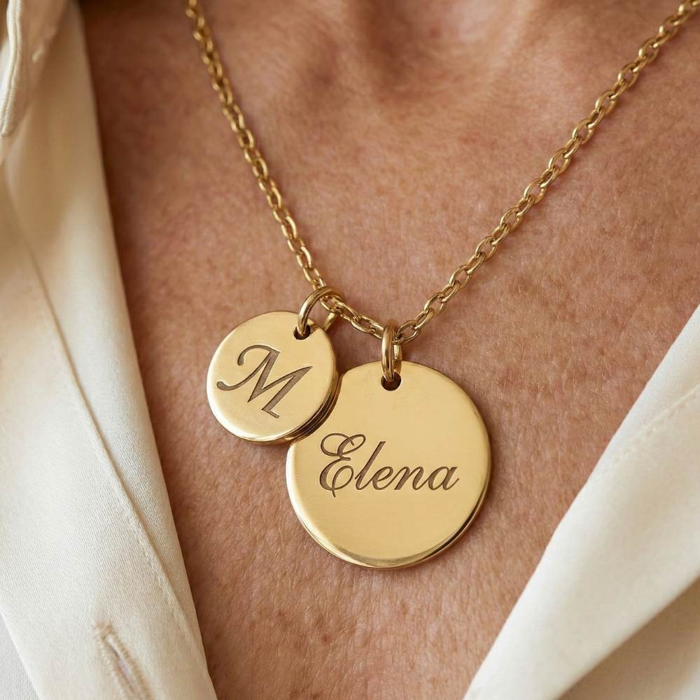 Cadena de acero inoxidable chapada en oro 18K para joyería