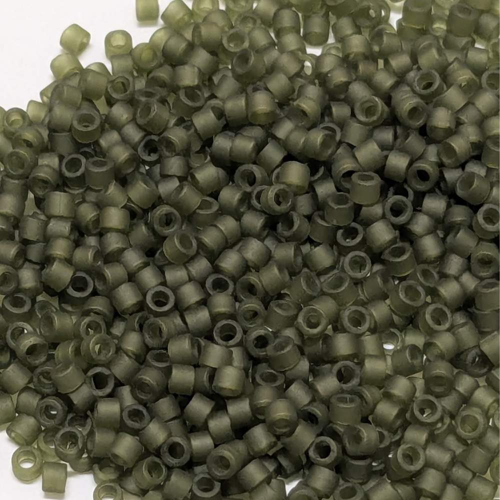 11/0 MIYUKI delica DB2404 Transparent Matte Dark Olive - 1gr.