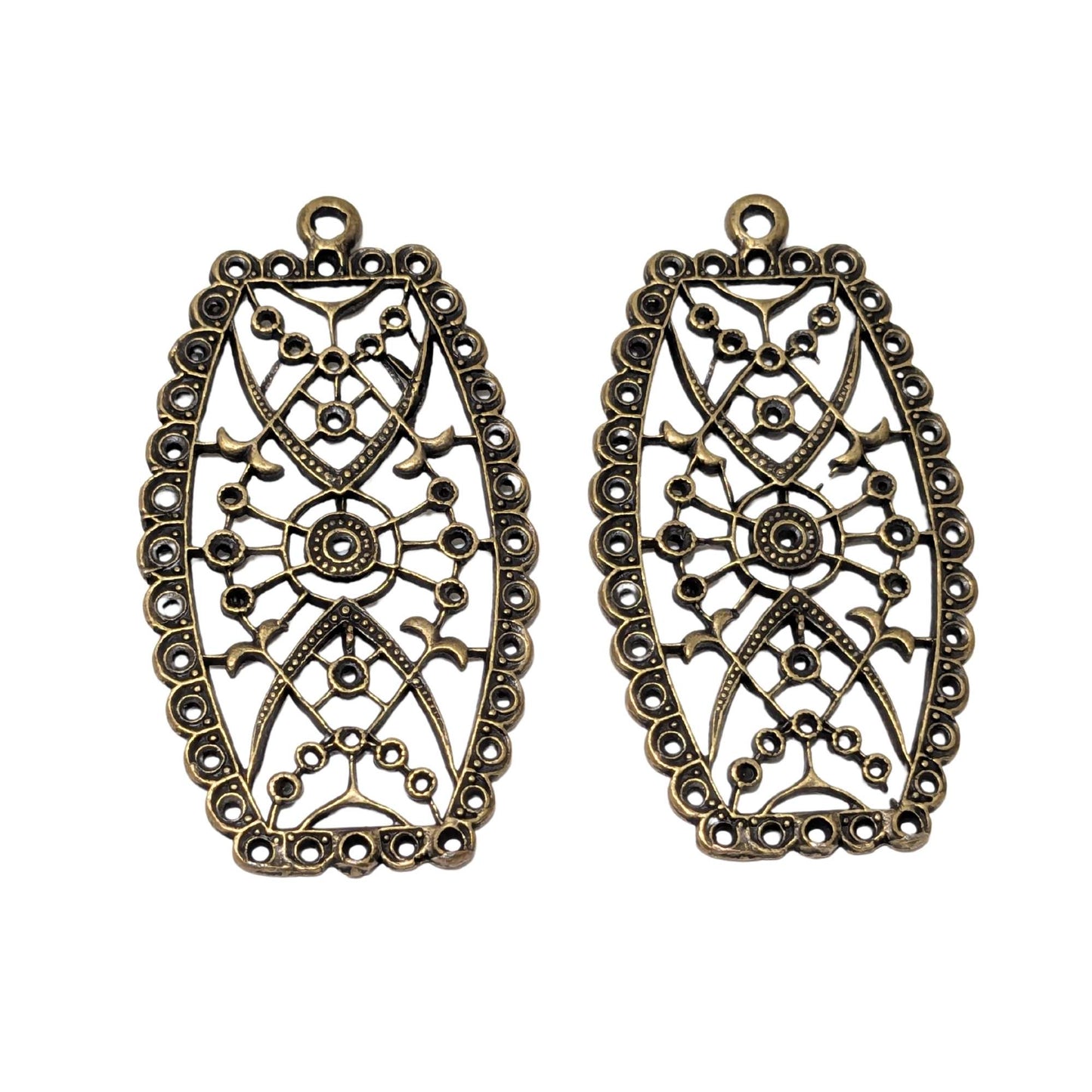 Entrepiezas chandellier bronce