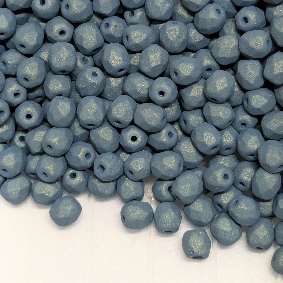 10x Facetadas 4mm TWILIGHT TEAL OCEAN