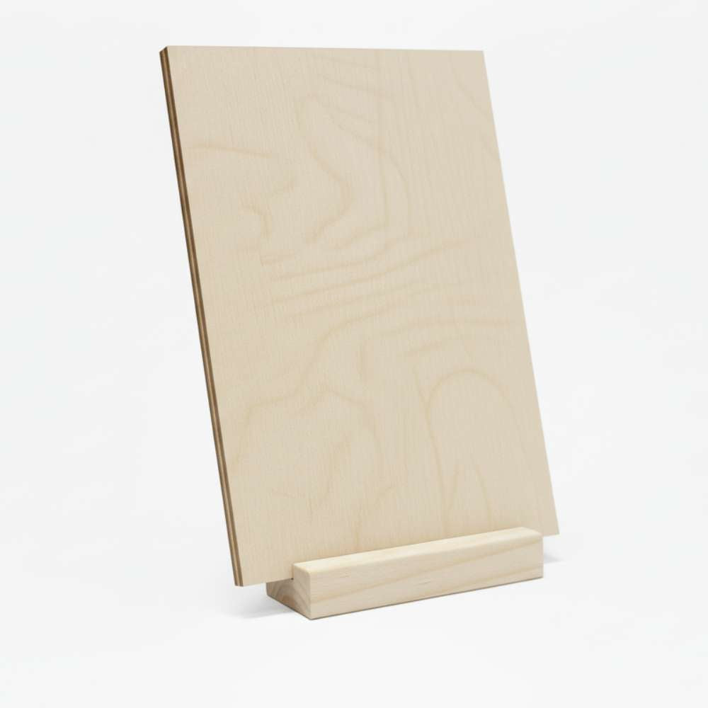 Decoración personalizada en madera grabada con tecnología láser.