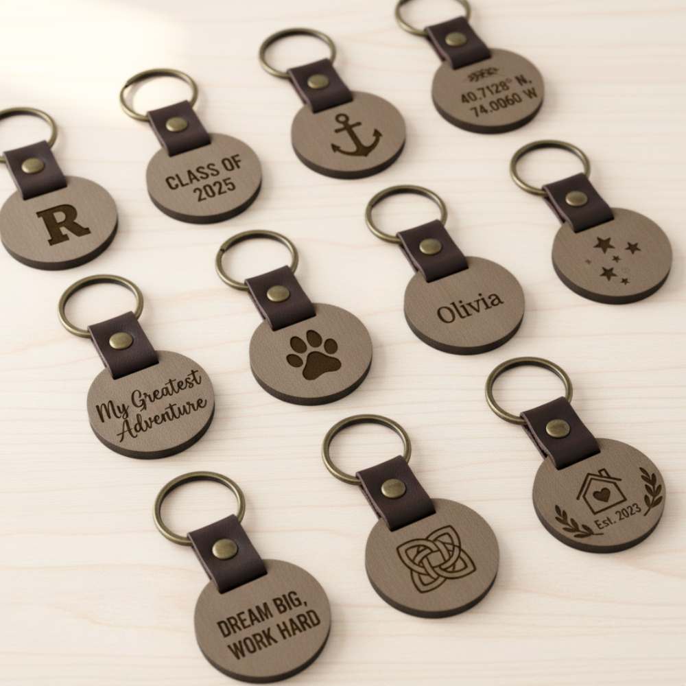 llaveros personalizados redondos