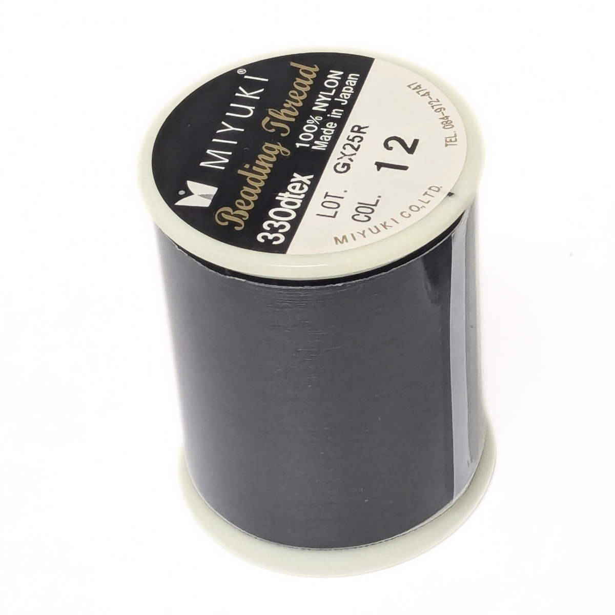 Hilo Miyuki B Ø = 0,18mm - 500 Metros Color Black nº12