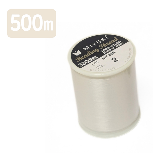 Hilo Miyuki B Ø = 0,18mm - 500 Metros Color Eggshell nº2