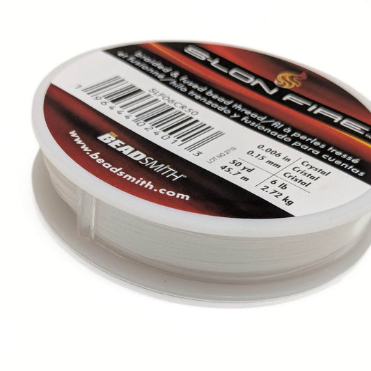 hilo para abalorios hilo superlon fire 46m crystal