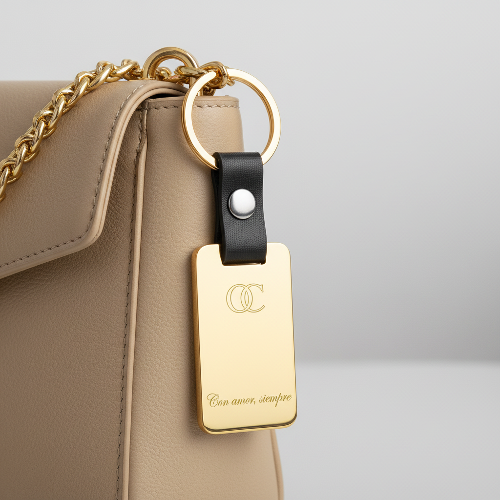 Llavero personalizado como colgante de bolso