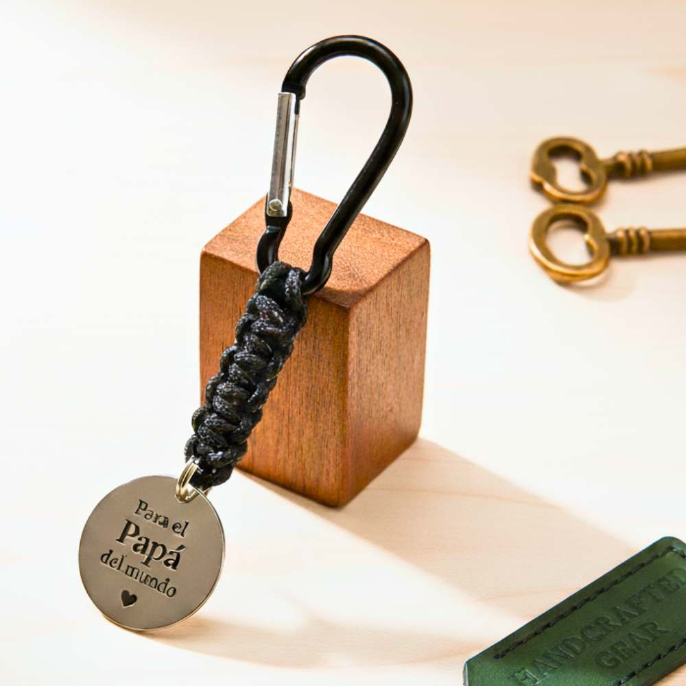 llavero personalizado de paracord para regalar