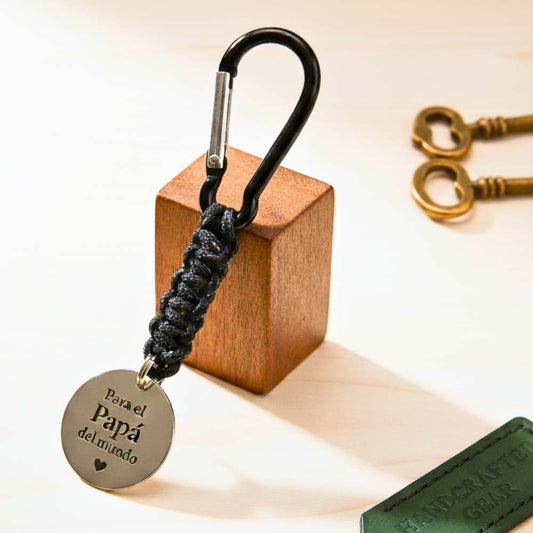 llavero personalizado de paracord para regalar