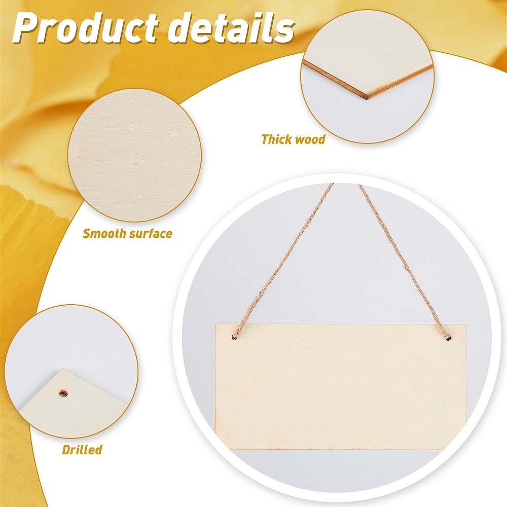 Placa de madera natural con grabado láser de logotipo o nombre