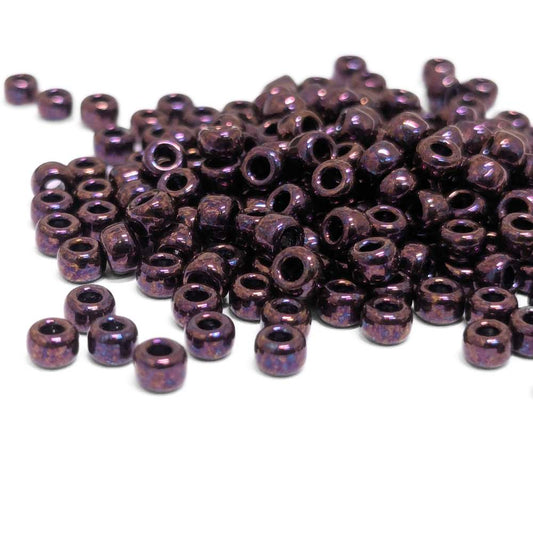 metallic raspberry miyuki rocallas 