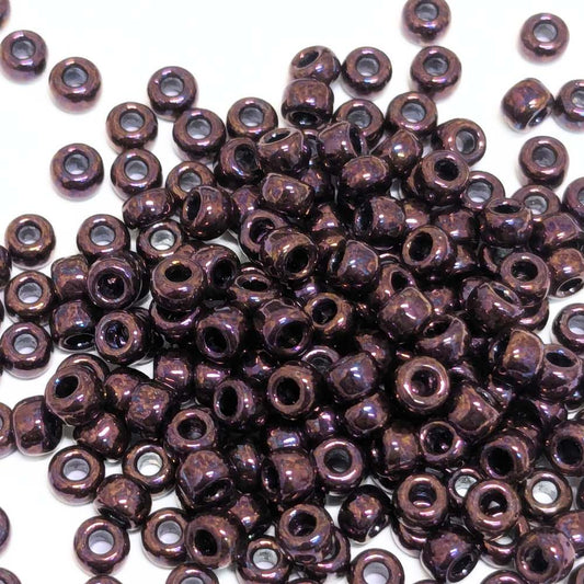metallic raspberry miyuki seed beads
