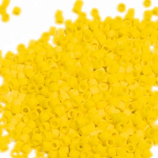 miyuki delica matte opaque canary
