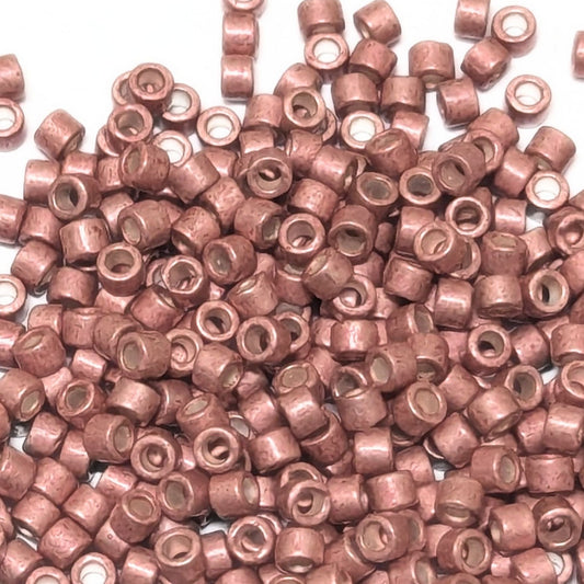 11/0 MIYUKI delica DB1156 Galvanized Semi Matte Pink Blush - 1gr.
