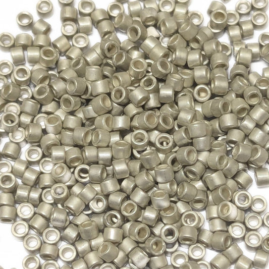 11/0 MIYUKI delica DB1151 Galvanized Semi Matte Silver - 1gr.