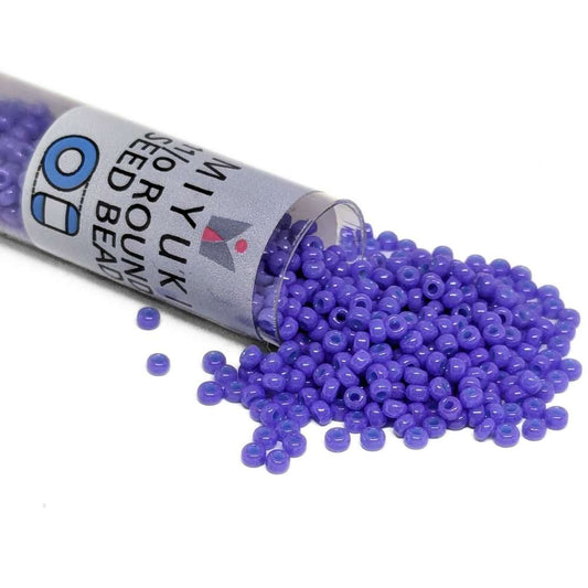 Miyuki Seed Beads Tube 11/0 "Opaque Purple" Color 1477