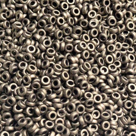 Distanciadores Miyuki 2,2 mm x 1,3 mm Matte Metallic Dark Bronze - Col. 2006
