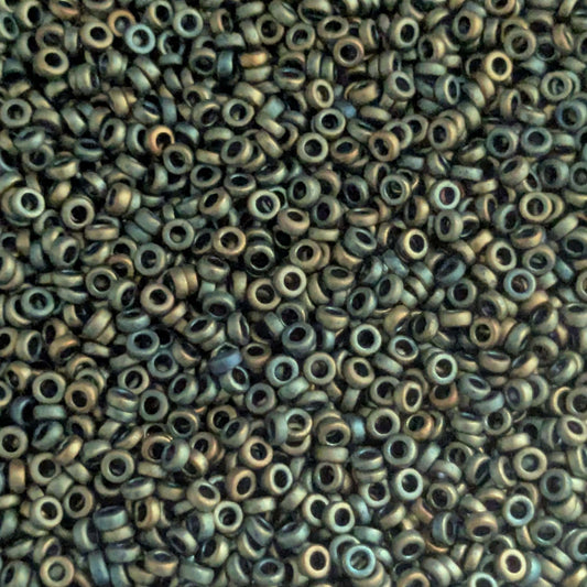 miyuki spacers 2,2mm patina iris