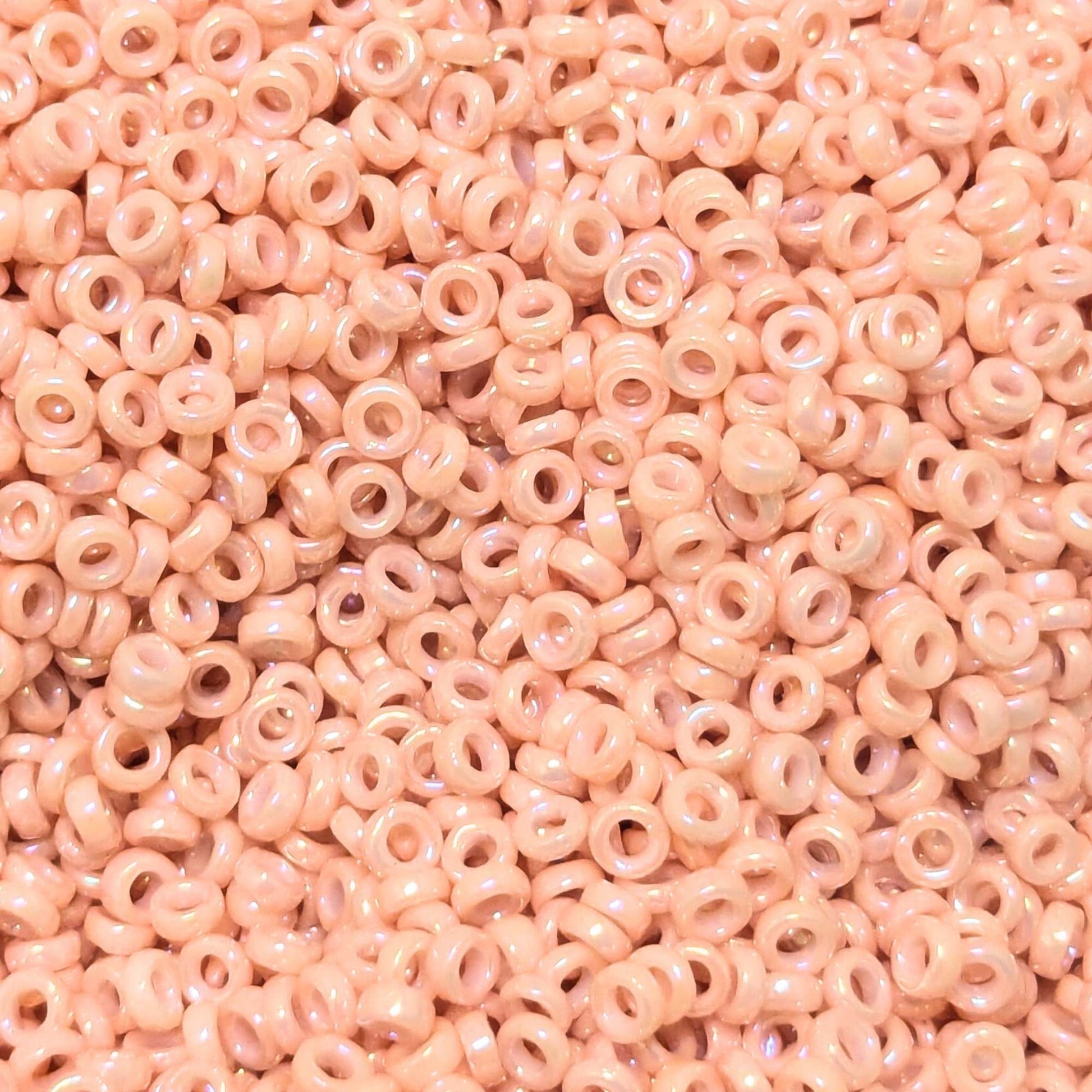 Abalorios miyuki spacers opaque salmon