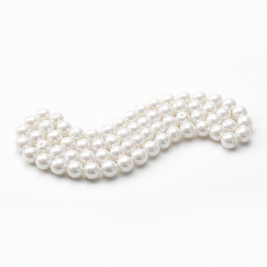 Perlas vidrio white pearl mejoradas