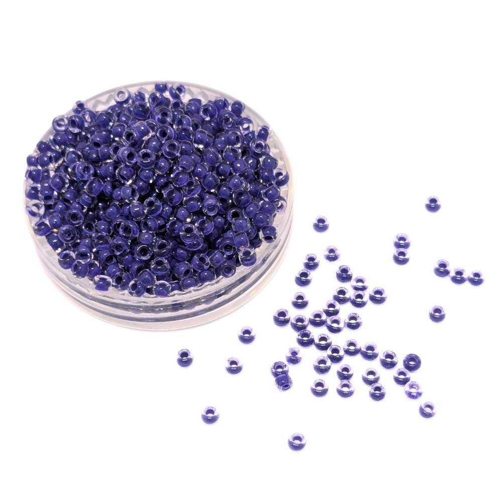 Perline di semi Preciosa da 10 g 11/0 2 mm Terra Intensive Lining Viola
