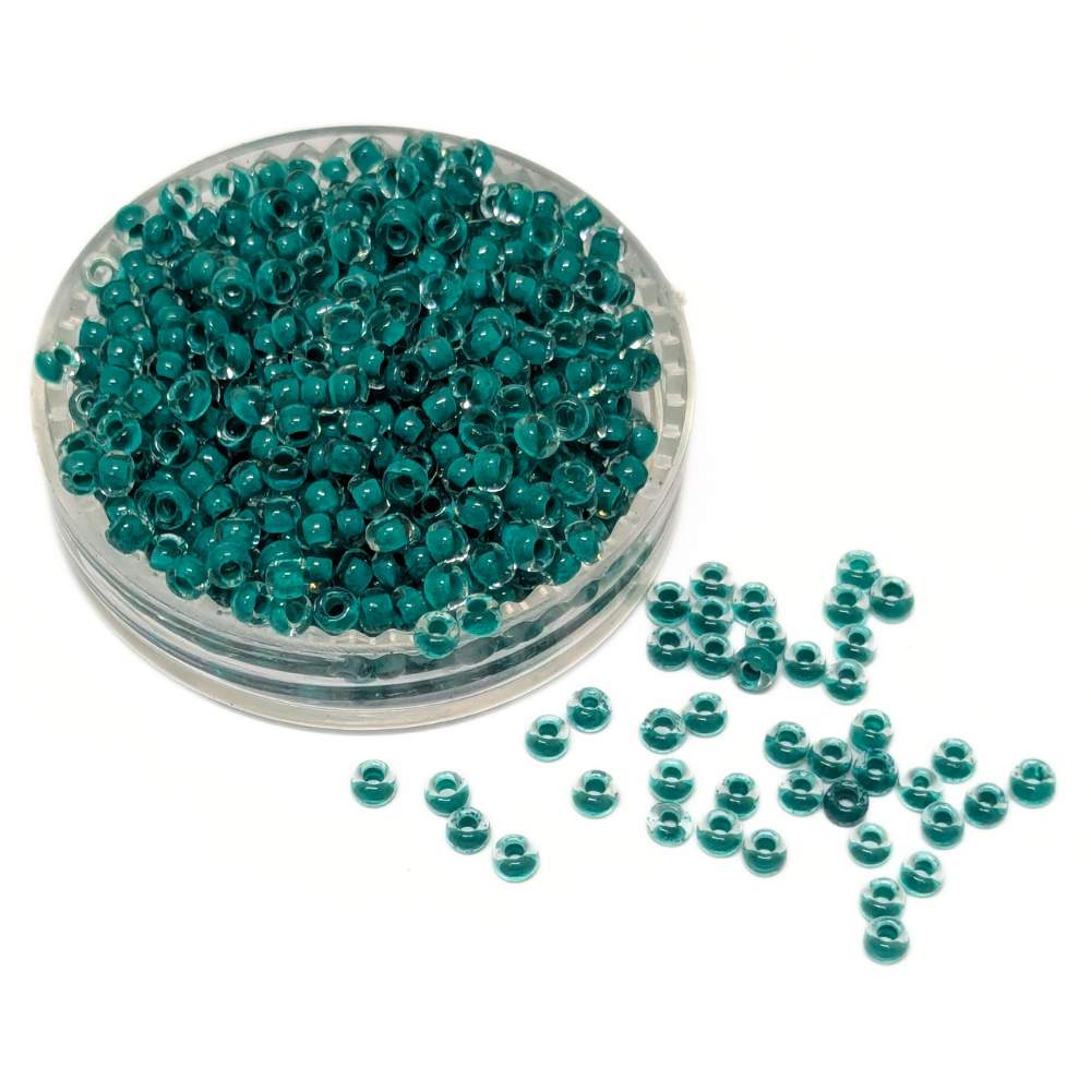 10g Preciosa Rockery 11/0 2mm Terra Intensive Lining Verde Mar