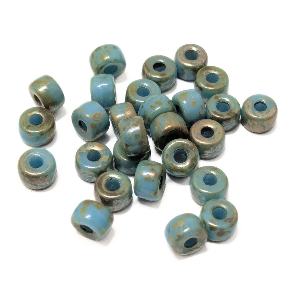 Rocallas Matubo 2/0 Blue Turquoise Rembrandt cristal checo