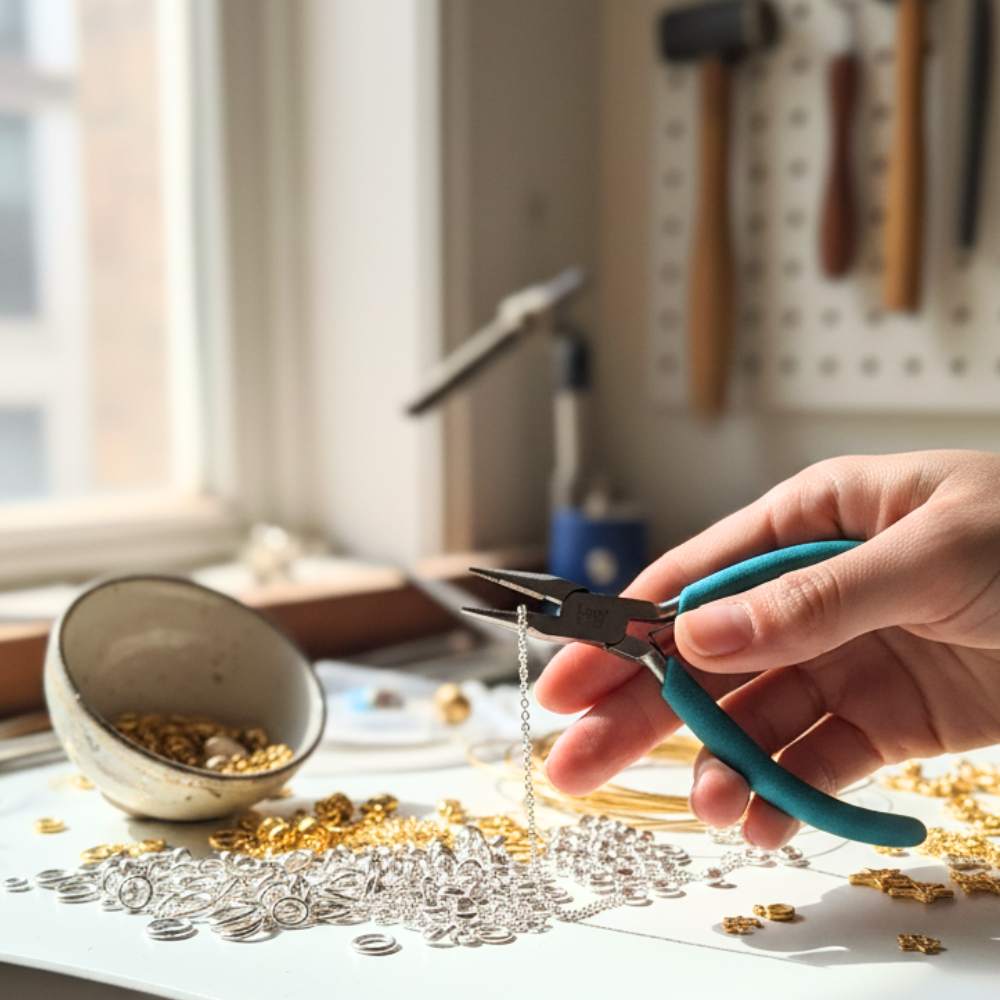 Alicates punta plana para creaciones con abalorios