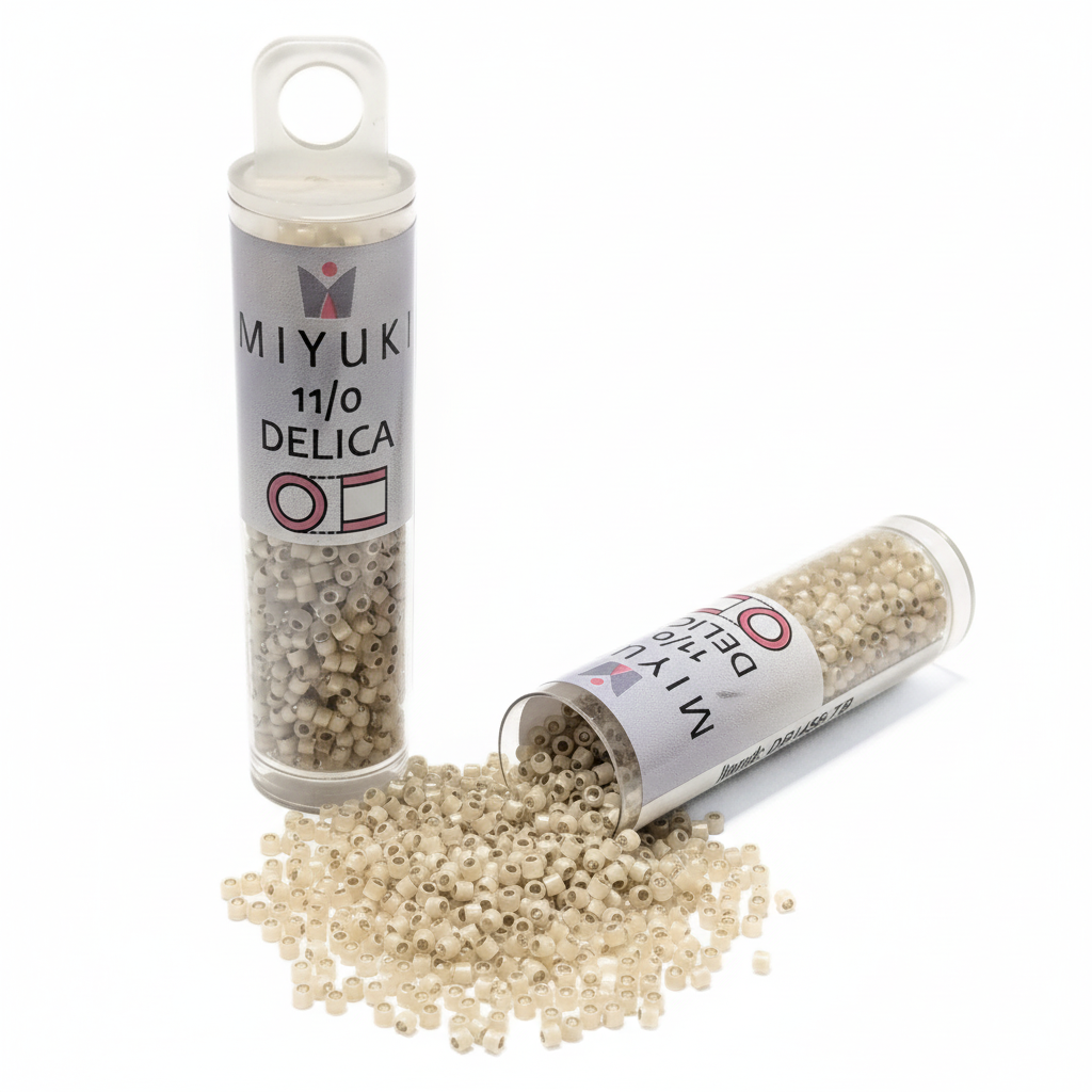 Tubos Miyuki Delica color satin light honey